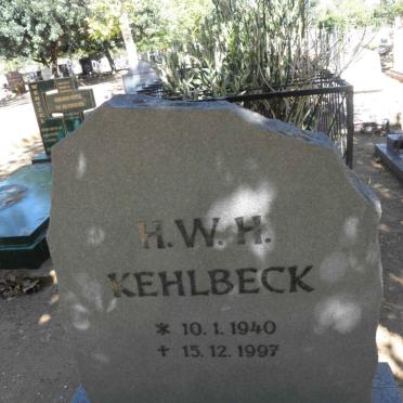KEHLBECK H.W.H. 1940-1997