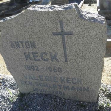 KECK Anton 1892-1960 &amp; Valerie SCHLOTMANN 1891-1981
