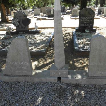 KEET Johaan R.G. -1986 &amp; Elsie Rachel 1926-1984