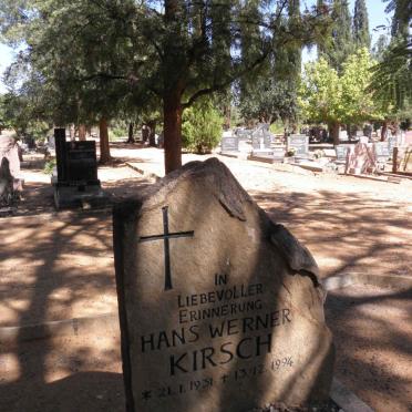 KIRSCH Hans Werner 1931-1994