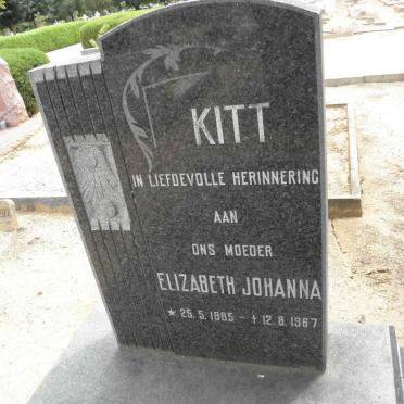 KITT Elizabeth Johanna 1885-1967