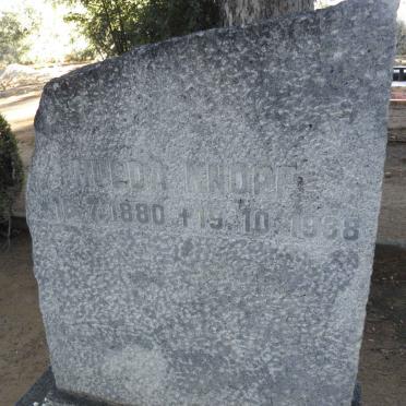 KNOPF Hulda 1880-1938