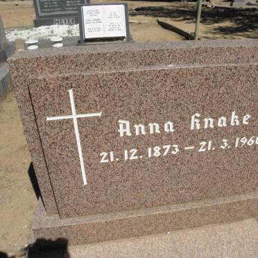 KNAKE Anna 1873-1960