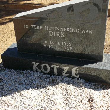 KOTZÉ Dirk 1935-1988
