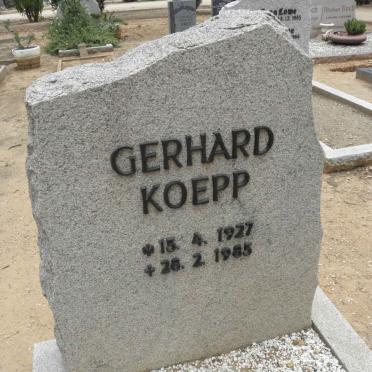 KOEPP Gerhard 1927-1985