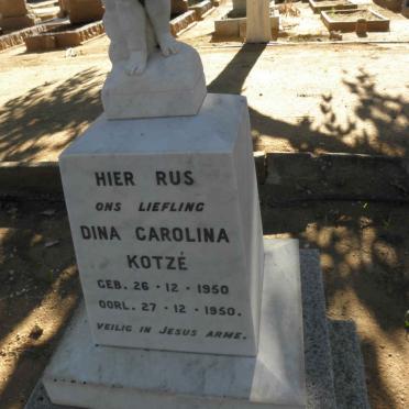 KOTZE Dina Carolina 1950-1950