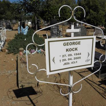 KOCK George 1944-2005