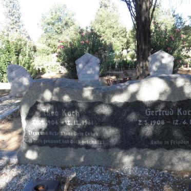 KOCH Theo 1906-1961 &amp; Gertrud 1908-1990
