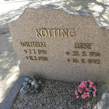 KÖTTING Wilhelm 1911-1981 &amp; Luise 1914-1992