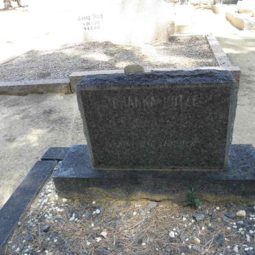 KOTZE Johanna 1889-1972