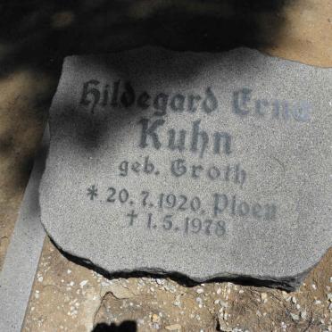 KUHN Hildegard Erna nee GROTH 1920-1978