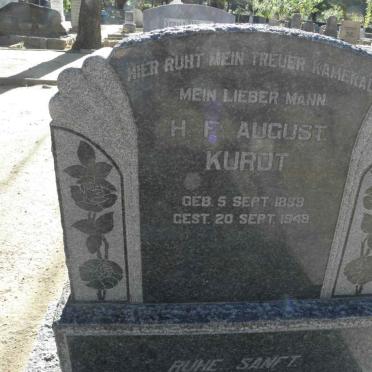 KURDT H.F. August 1889-1948