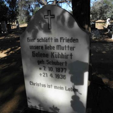 KÜHHIRT Helene nee SCHUBERT 1877-1936