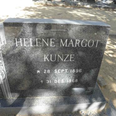 KUNZE Helene Margot 1896-1968