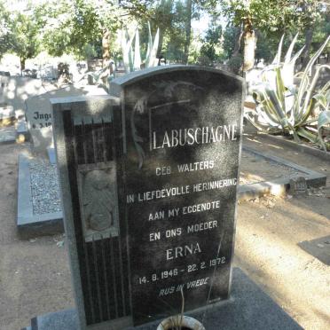 LABUSCHAGNE Erna nee WALTERS 1946-1972