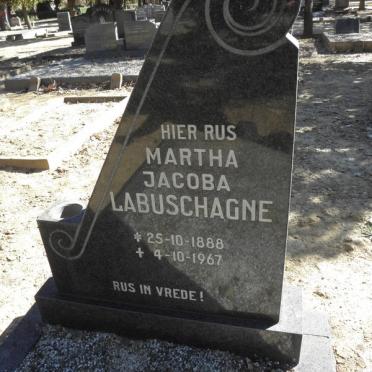 LABUSCHAGNE Martha Jacoba 1888-1967
