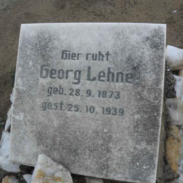 LEHNE Georg 1873-1939
