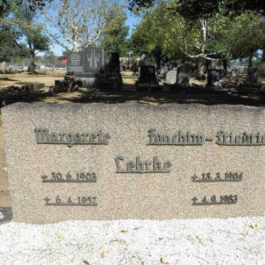 LEHTKE Joachim-Friedrich 1904-1983 &amp; Margarete 1903-1957