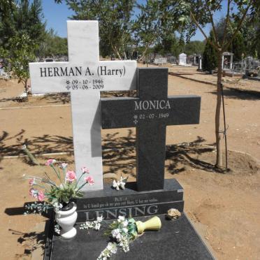 LENSING Herman A. 1946-2009 &amp; Monica 1949-