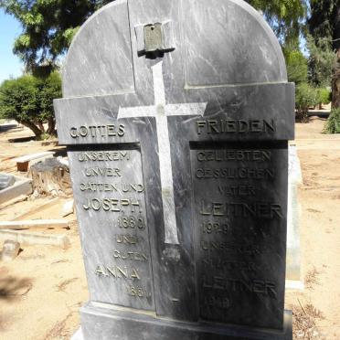 LEITNER Joseph 1880-1929 &amp; Anna 1881-1949