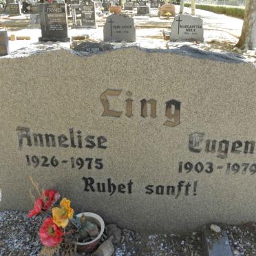 LING Eugen 1903-1979 &amp; Annelise 1926-1975