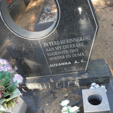 LILL Susanna A.C., van 1938-2000