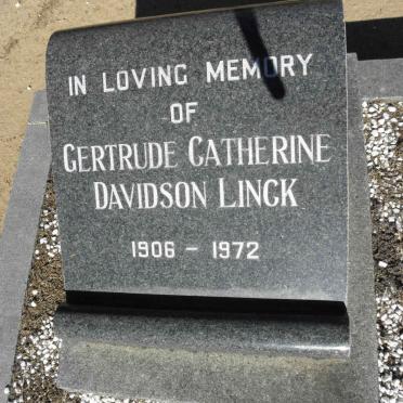 LINCK Gertrude Catherine Davidson 1906-1972