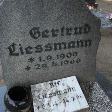 LIESSMANN Gertrud 1909-1966 :: LIESSMANN Alf 1914-1998