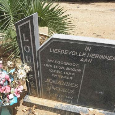 LOUBSER Johannes Jacobus 1947-2002