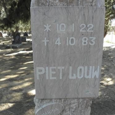 LOUW Piet 1922-1983