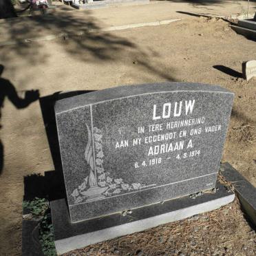 LOUW Adriaan A. 1918-1974