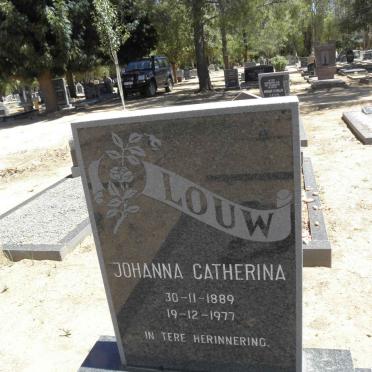 LOUW Johanna Catherina 1889-1977