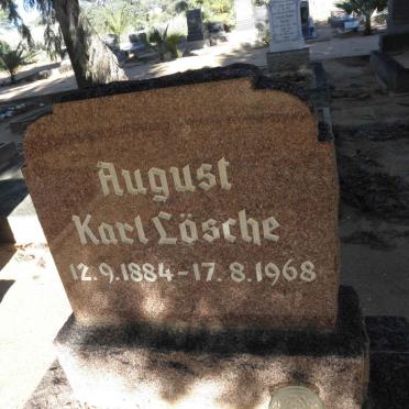 LÖSCHE August Karl 1884-1968 
