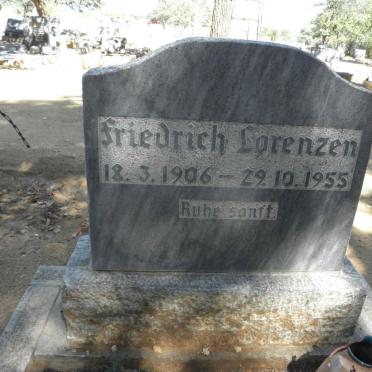 LORENZEN Friedrich 1906-1955
