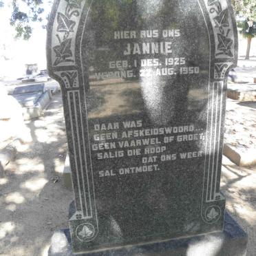 LOOTS Jannie 1925-1950