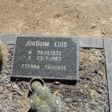 LUIS Joaquim 1932-1983
