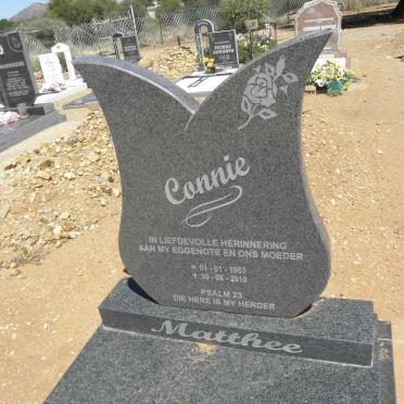 MATTHEE Connie 1953-2010