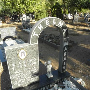 MARAIS Thelma nee STEENKAMP 1960-1996