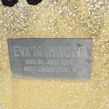 MAHNCKE Eva 1931-1945