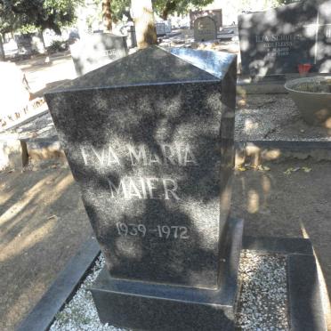 MAIER Eva Maria 1939-1972 :: MAIER Jeanette Catherine 