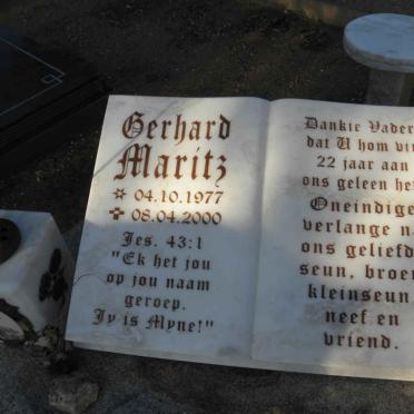 MARITZ Gerhard 1977-2000