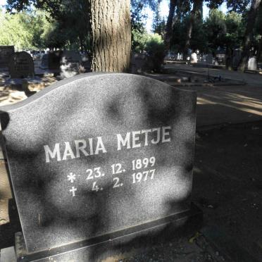 METJE Maria 1899-1977