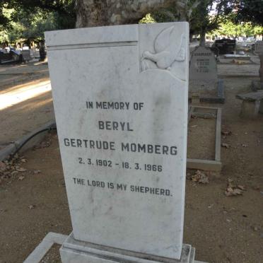 MOMBERG Beryl Gertrude 1902-1966