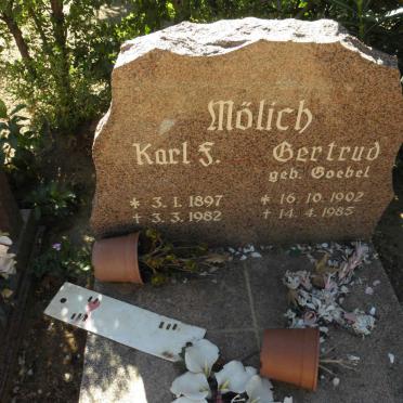 MÖLICH Karl F. 1897-1982 &amp; Gertrud GOEBEL 1902-1985