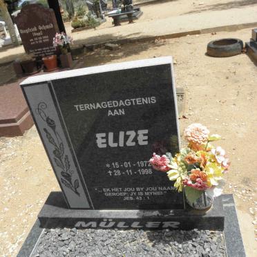 MÜLLER Elize 1972-1998
