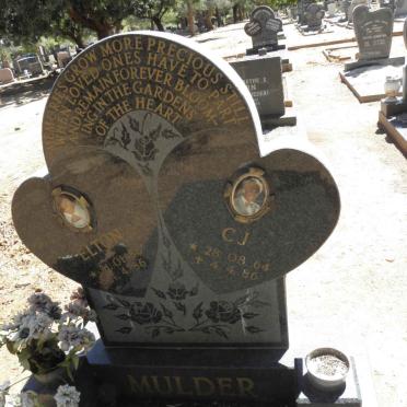 MULDER Elton 1986-1986 :: MULDER CJ 1964-1986