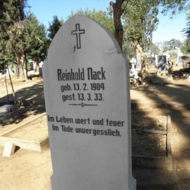 NACK Reinhold 1904-1933