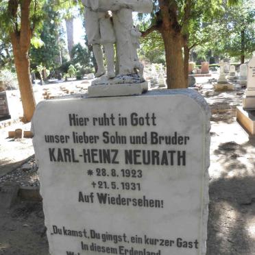 NEURATH Karl-Heinz 1923-1931
