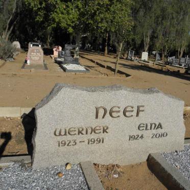 NEEF Werner 1923-1991 &amp; Elna 1924-2010