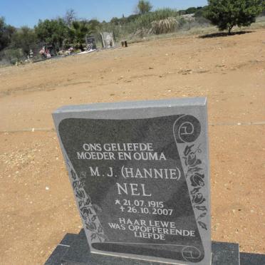 NEL M.J. 1915-2007
